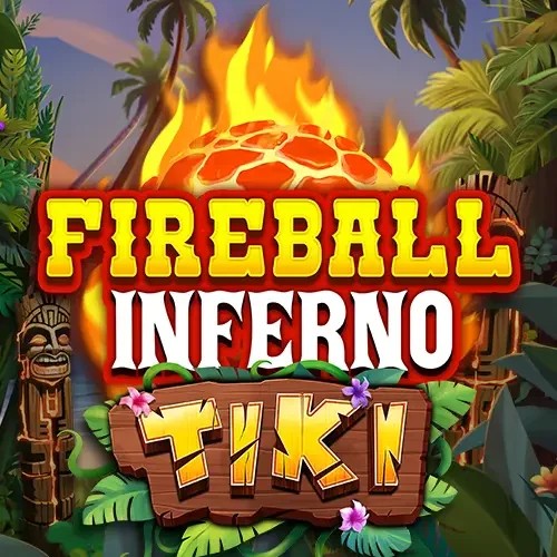 Fireball Inferno Tiki by NetEnt, showcased at winnzoria.nl – game logo