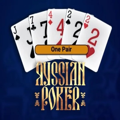 Russian Poker slot visual from OneTouch Games available on winnzoria.nl