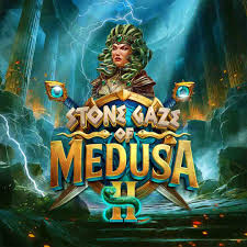 Stone Gaze of Medusa 2 online game logo by Stakelogic on winnzoria.nl